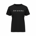 Friends TV Show Women's Logo Graphic White Cotton T-Shirt