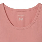 esmara Women's Pink Ribbed Scoop Neck Tank Top