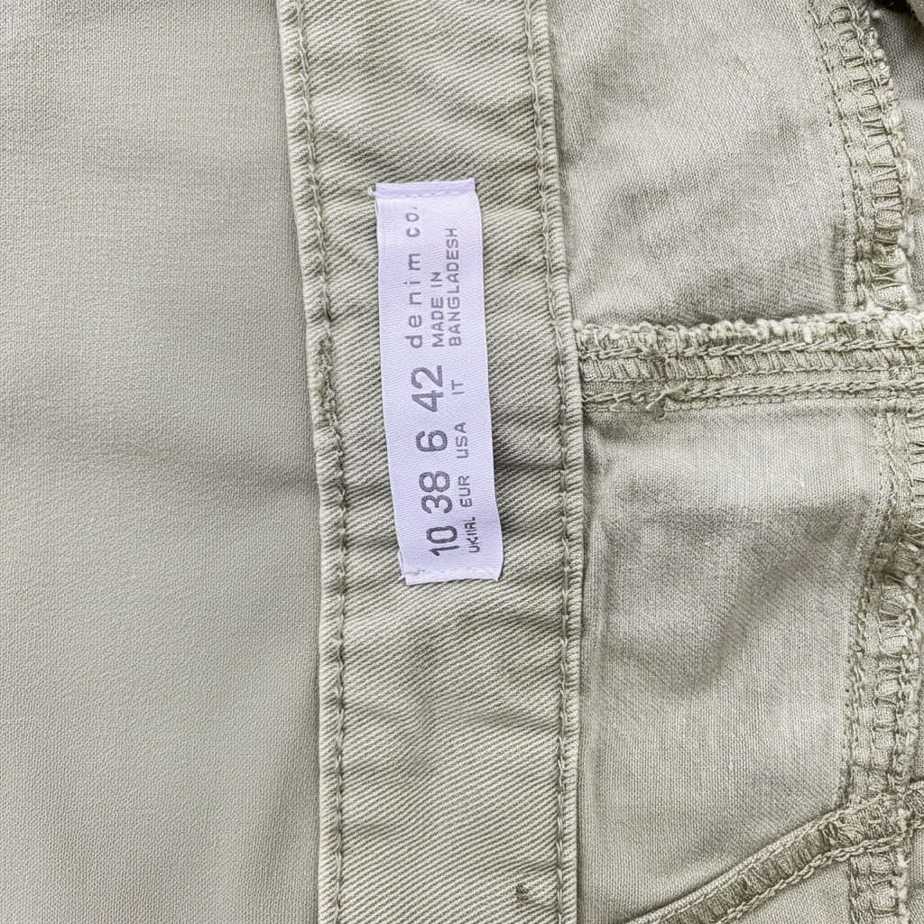 Women's Denim Co. Olive Green Utility Cargo Pants