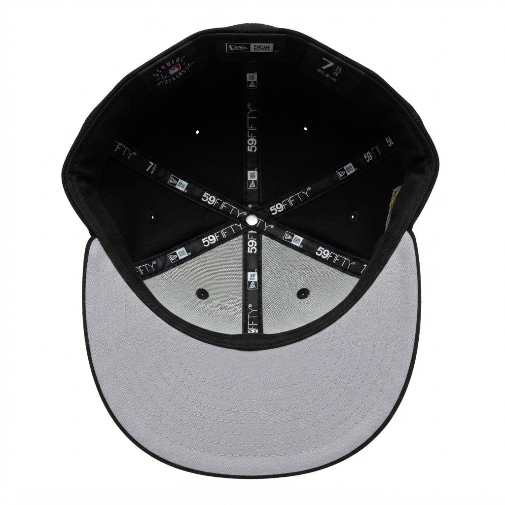 New Era Black Florida Marlins MLB Fitted Cap