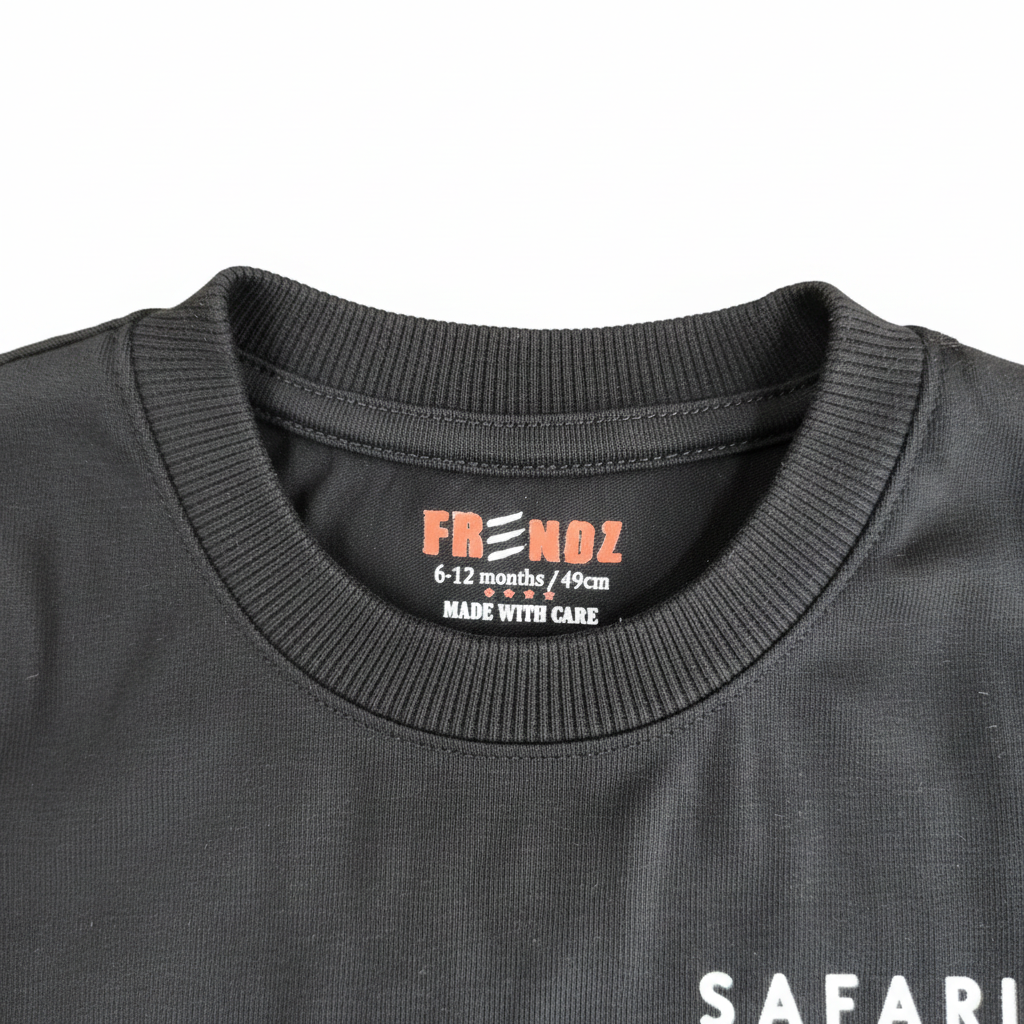 Kids Black Safari Squad Leader Graphic T-Shirt