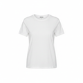 Esmara Women's White Cotton Short Sleeve T-Shirt Size M