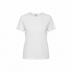 Esmara Women's White Cotton Short Sleeve T-Shirt Size M