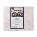 House & Home Unisex Cream Floral Reversible Cotton Queen Duv