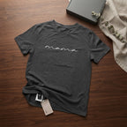 Emery Rose Charcoal Heather Grey Mama Script Graphic T-Shirt