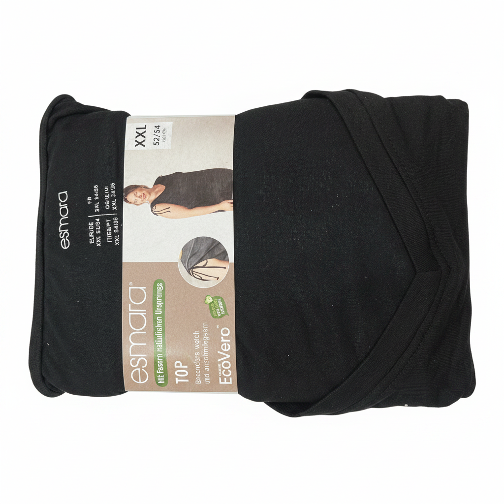 Esmara Women's Black Linen Sleeveless Top - New