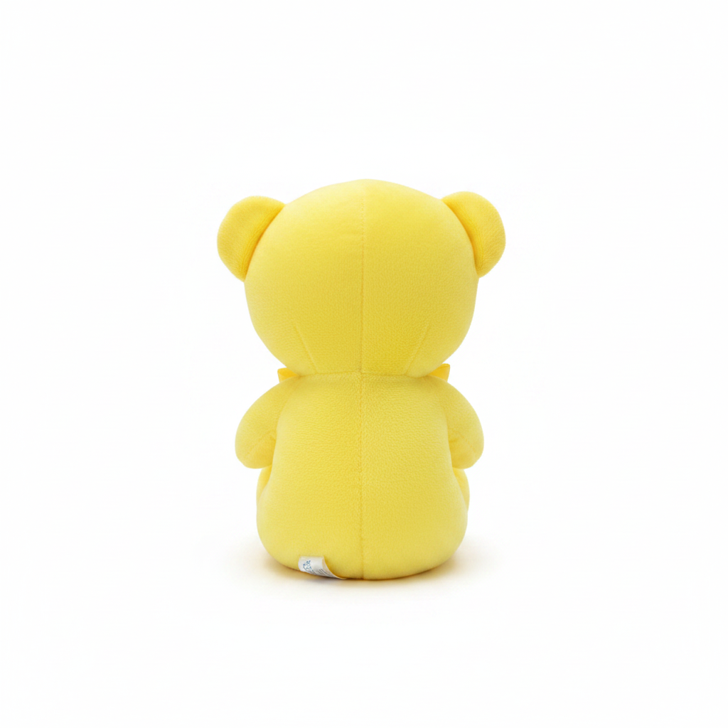 Bright Yellow Heart Emoji Plush Teddy Bear