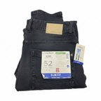 Livergy Men's Slim Fit Washed Black Denim Jeans