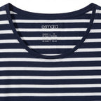 esmara Women's Navy and navy blue Striped Cotton Tank Top