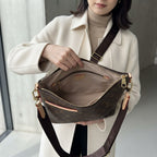 LOUIS VUITTON Monogram Coated Canvas Hobo Crossbody Bag