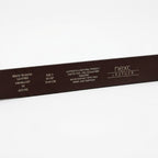 next Men's Classic Brown Leather Belt with brown-Tone Buckle