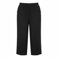 Esmara Women's XXL Black EcoVero Viscose Wide Leg Culottes