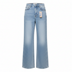 Esmara Women's High Waist Light Wash Straight Leg Jeans