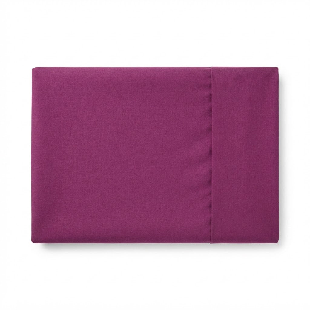 Grandeur Unisex Raspberry King Size Flat Sheet