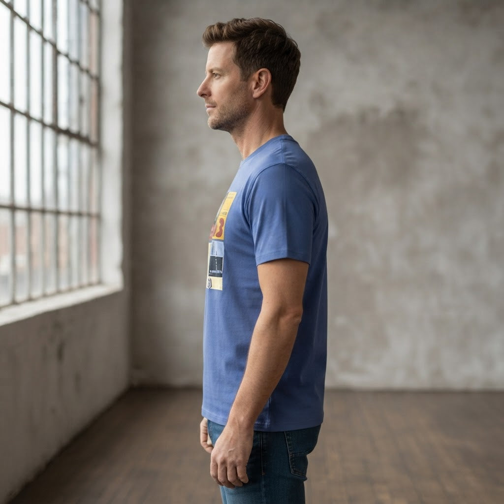 Ben Sherman Periwinkle Blue Graphic Tee - Carnaby Sessions T