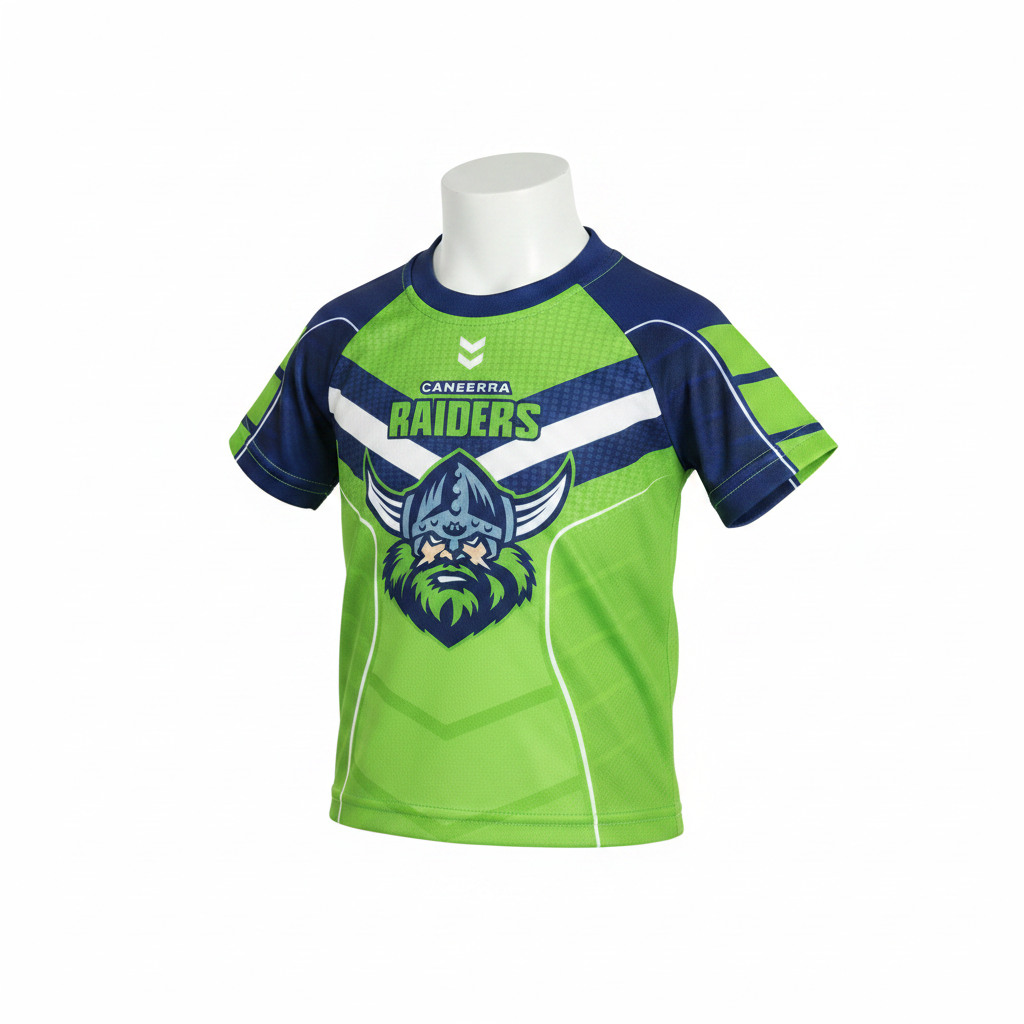 Canberra Raiders NRL Kids Official Supporter Jersey Size 2