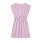 esmara Women's Pink Elastic Waist Jersey Mini Dress with Poc