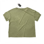 Women's Lime Green Relaxed V-Neck T-Shirt