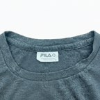 FILA Men's Grey Marle Logo Graphic T-Shirt - Size S