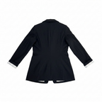 Women's Tailored Black Single-Button Blazer