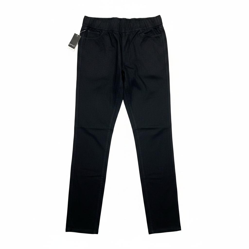 Esmara Women's Black Slim Fit Cotton Trousers NWT