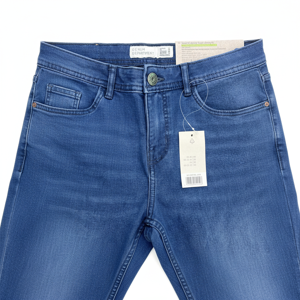 Women's Dark Wash Skinny Stretch Denim Jeans