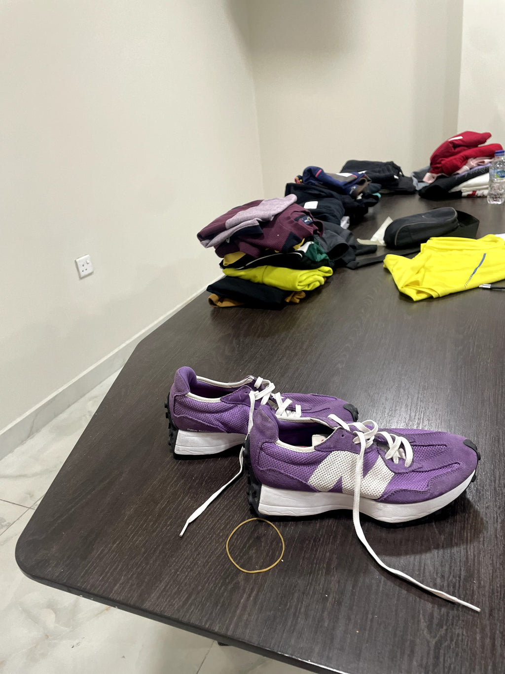 Women's Purple Retro Suede & Mesh Sneakers