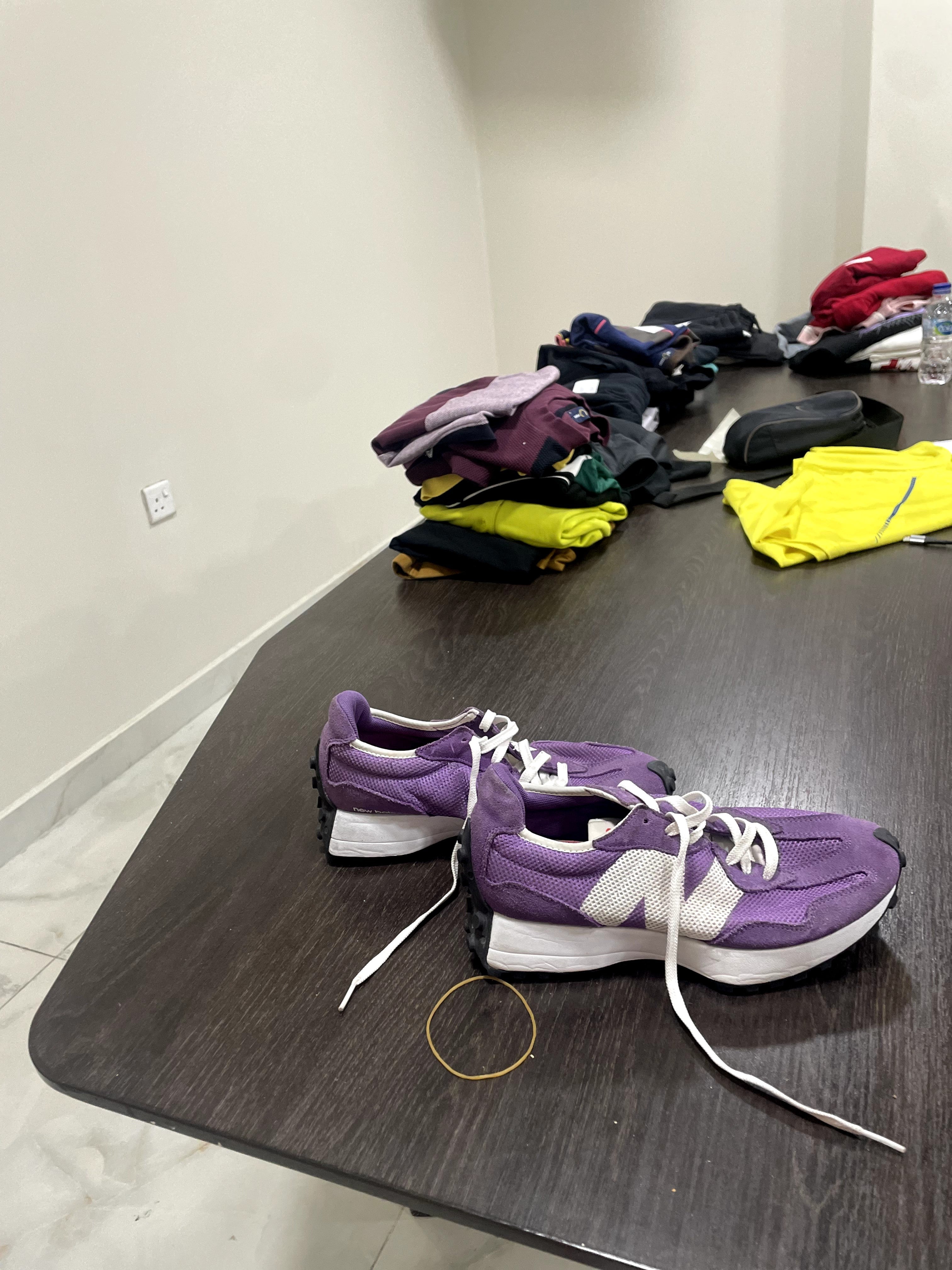 Women's Purple Retro Suede & Mesh Sneakers