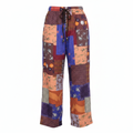 Women's Colorful Patchwork Wide-Leg Boho Pants