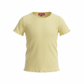 Tik & Tak CHARLES VÖGELE Kids' Lemon Yellow Lettuce-Edge Cot