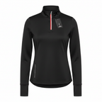 Crivit Women's Black Quarter-Zip Athletic Long Sleeve Top