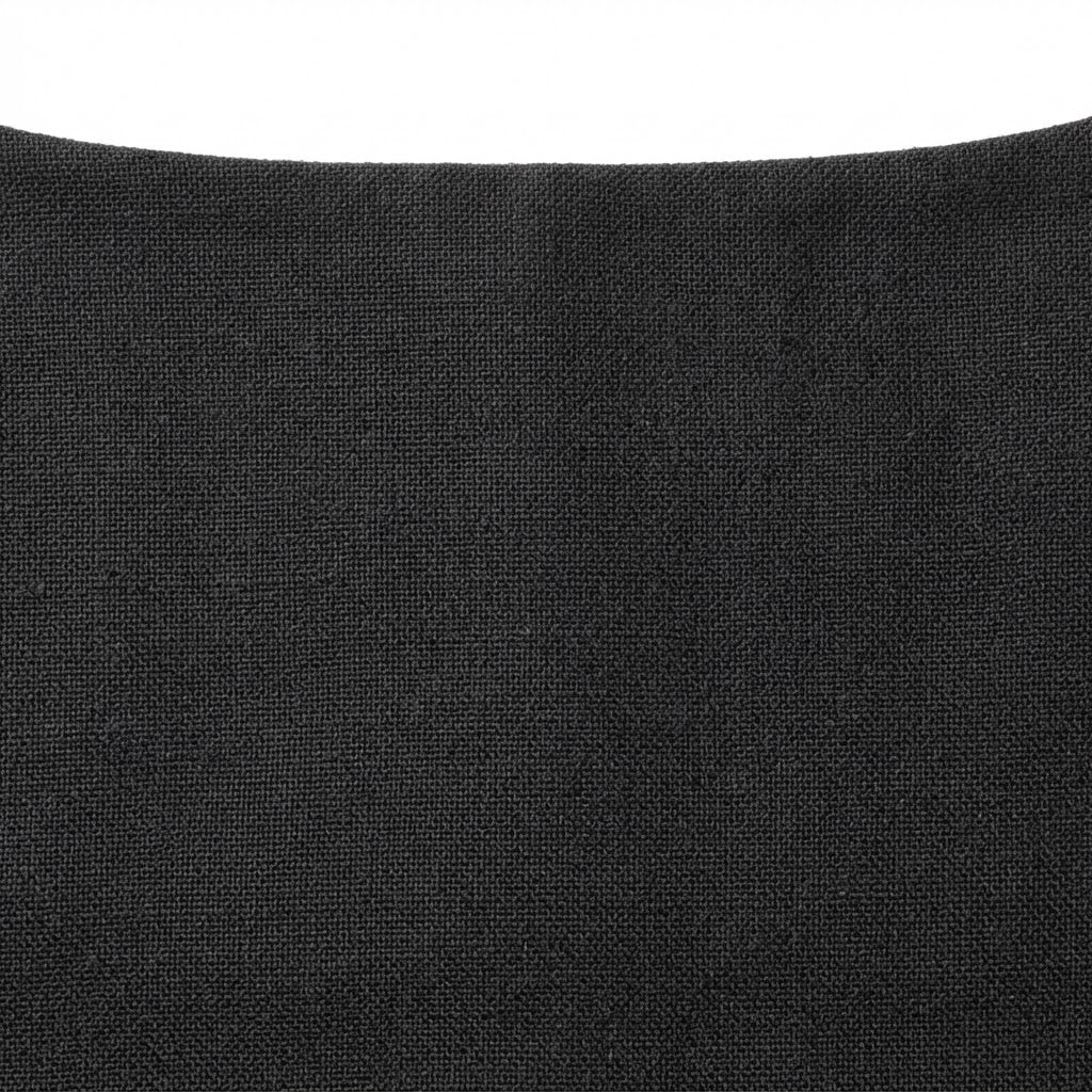Women's Black Bohemian Linen Blouse with Crochet Lace
