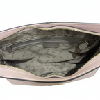DKNY Women's Blush Pink Saffiano Leather Shoulder Bag
