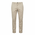 Angelo Litrico Men's Slim Fit Beige Chino Trousers