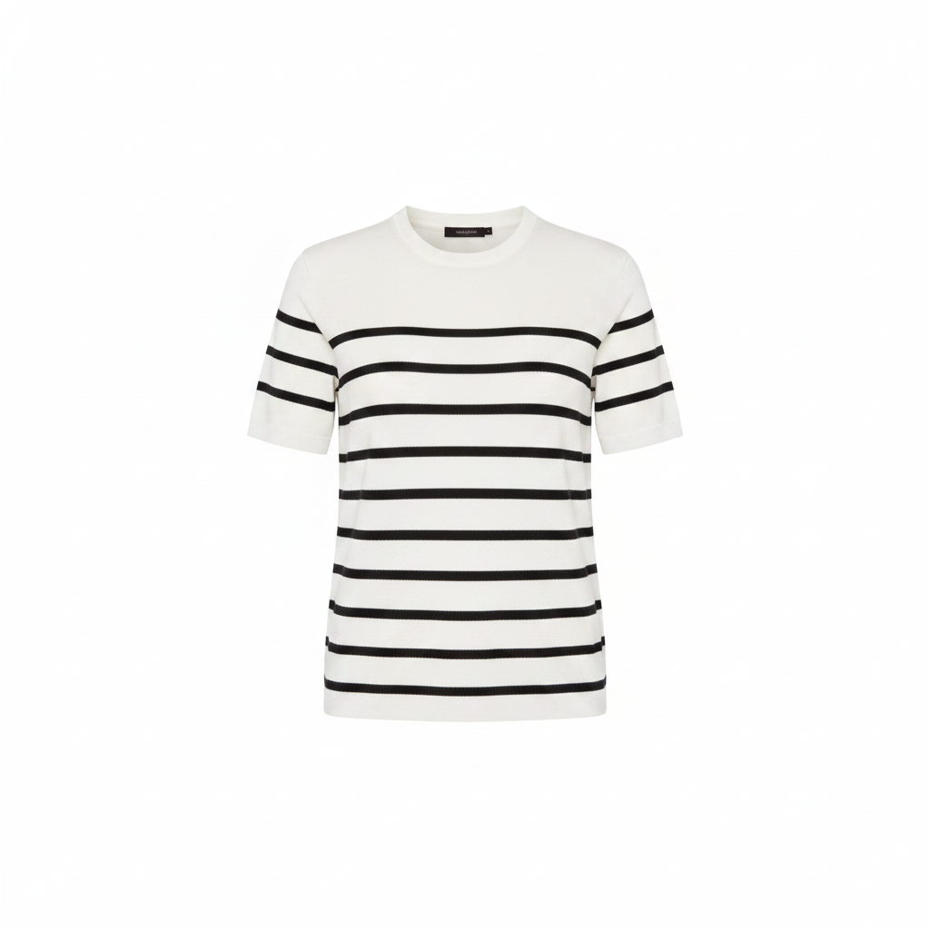 Esmara Women's Striped Short-Sleeve Jumper