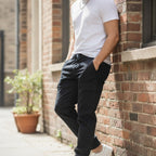 Divided H&M Black Cotton Tapered Cargo Jogger Pants