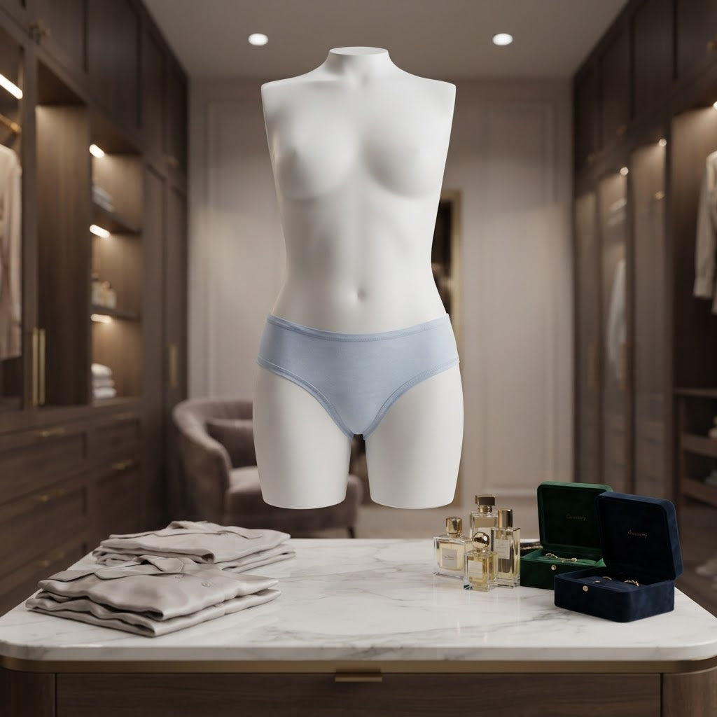 Sky Blue Cotton Hipster Briefs for Everyday Comfort