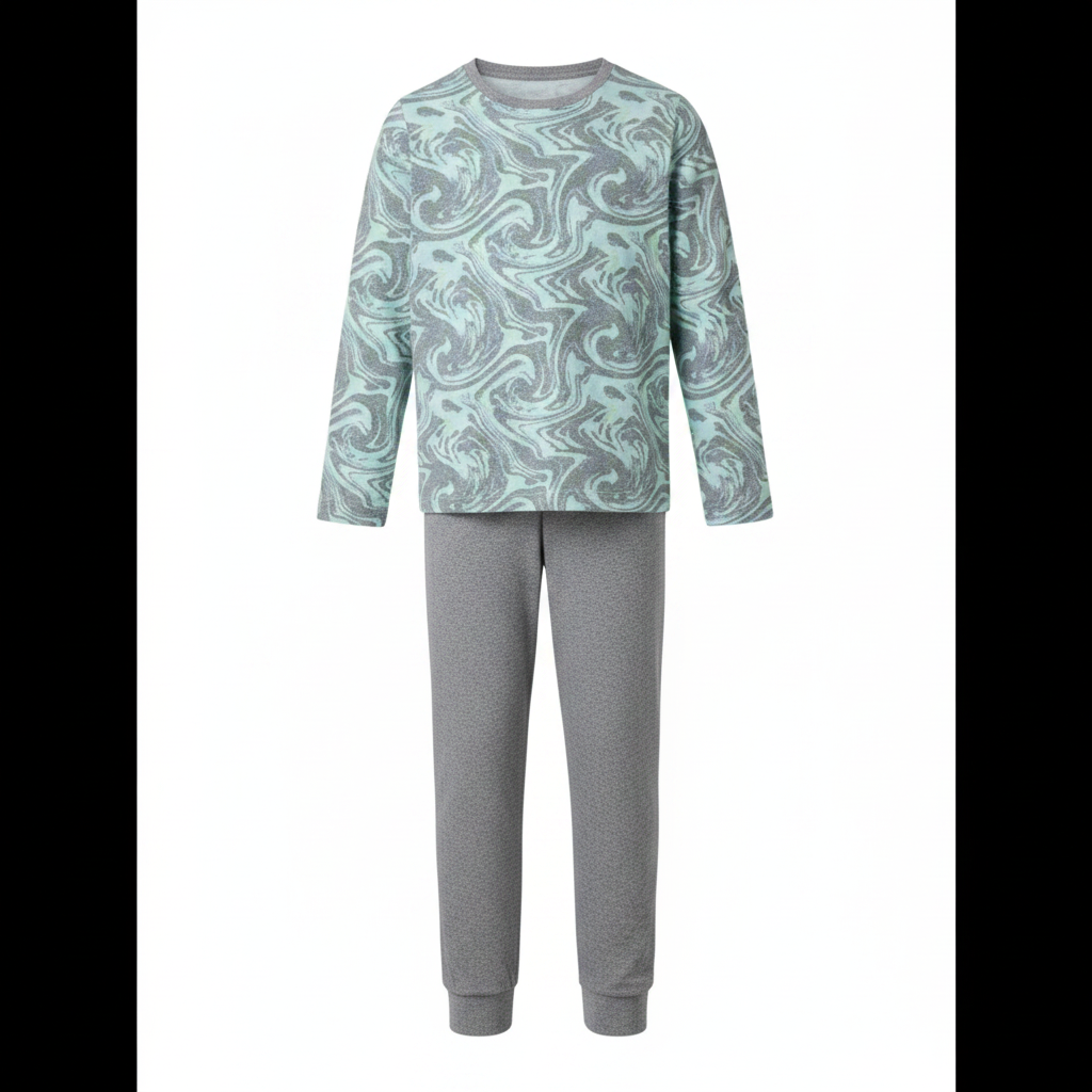 Pepperts! Kids Cotton Swirl Print Pyjama Set