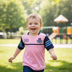 O'Neills Kids Pink & Navy Dublin GAA Jersey