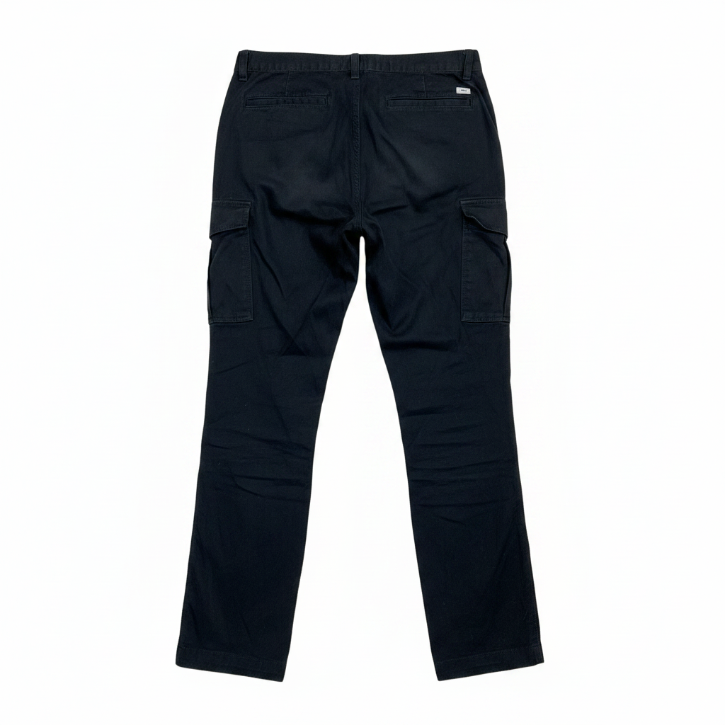Jack & Jones Men's Black Utility Cargo Pants
