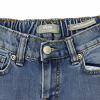 Women's Mid-Wash Blue Wide-Leg Denim Jeans