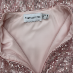 That's So Fetch Pink One Shoulder Sequined Maxi Dress