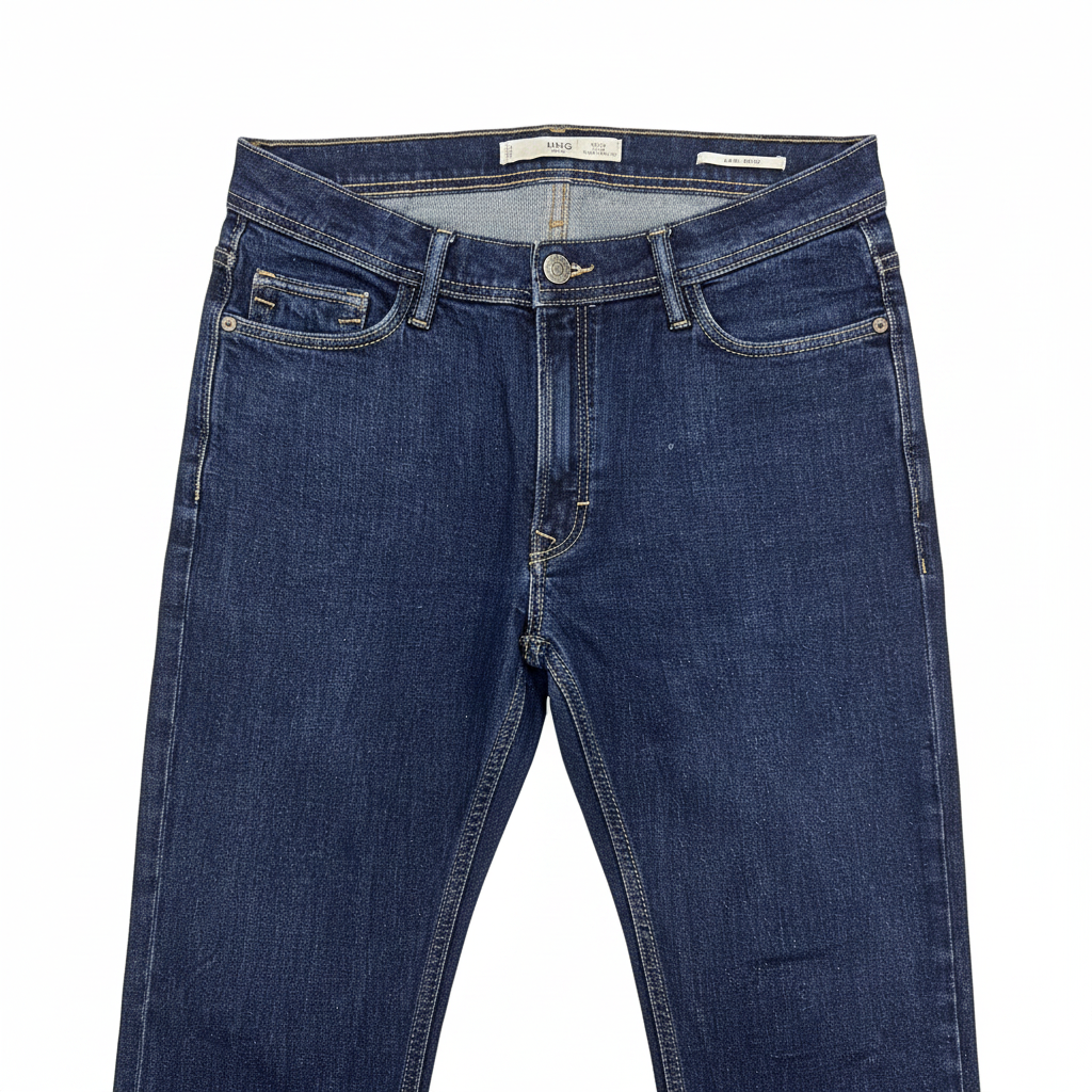 Mango Man Slim Fit Jan Dark Blue Denim Jeans