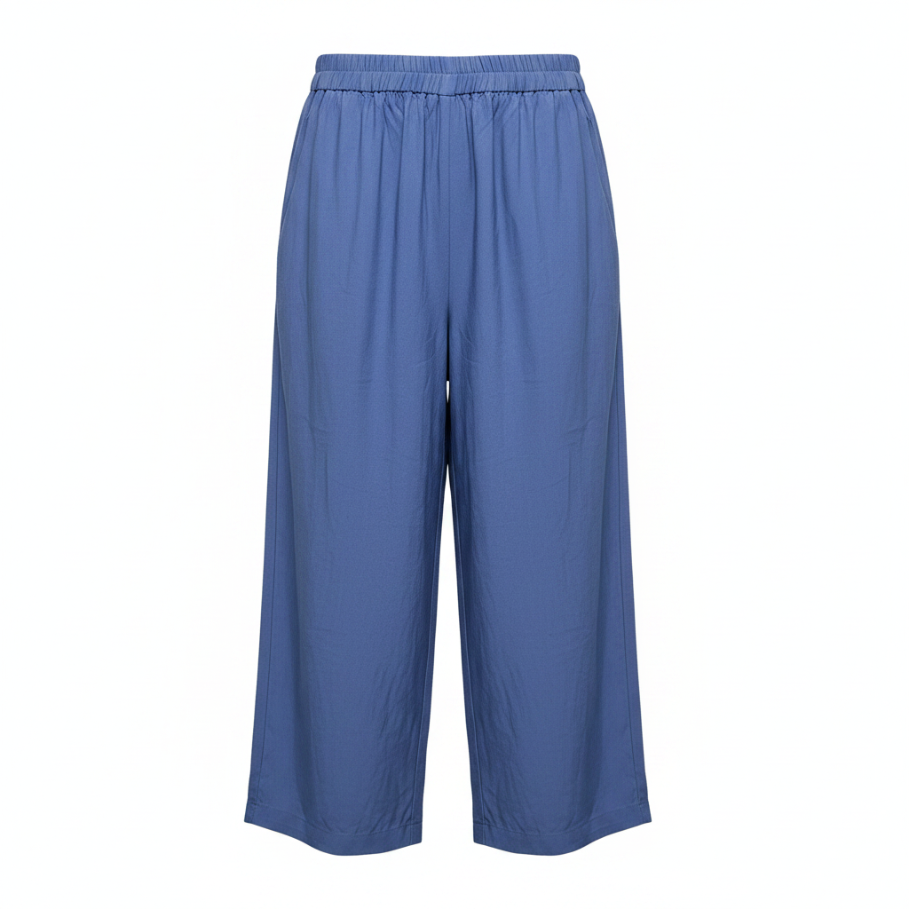 Esmara Women's Blue Wide Leg Elasticated Waist Trousers