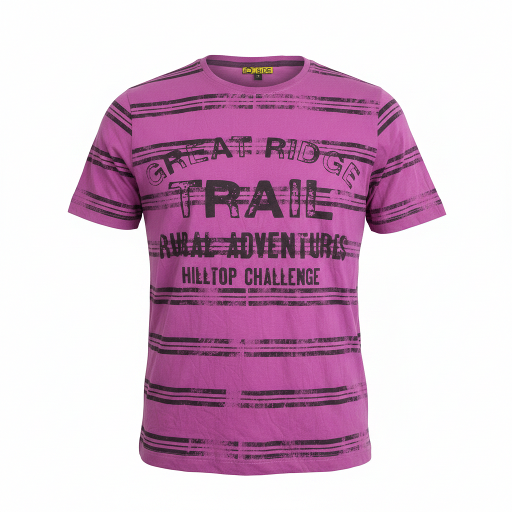 Kids Inside Magenta Graphic Adventure T-Shirt - Size S