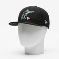 New Era Black Florida Marlins MLB Fitted Cap