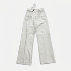 Conbipel Conbipel White Wide-Leg Stretch Denim Trousers - Si