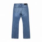 Women's Mid-Blue Straight Leg Denim Jeans