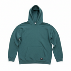 Unisex Dark Teal Pullover Hoodie with Kangaroo Pocket