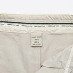 ZARA MAN Women's Off-White Casual Wide-Leg Linen Trousers
